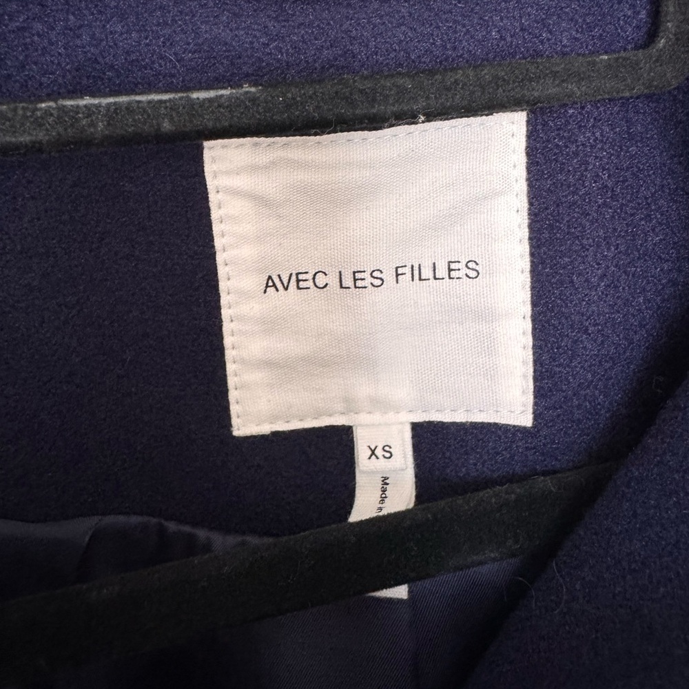 Avec Les Filles navy bomber jacket XS - Picture 4 of 5